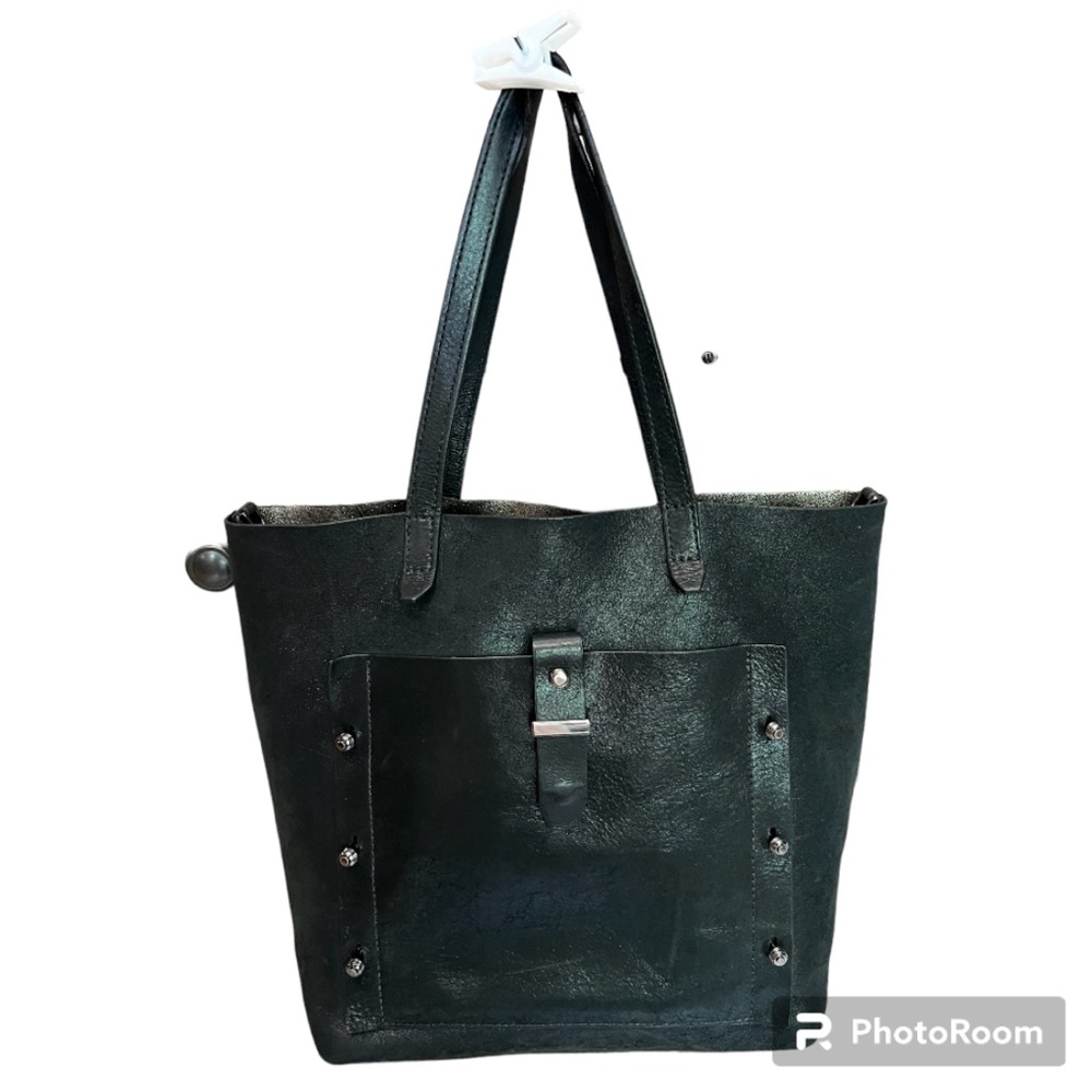 Botkier Warren Black Leather Tote Bag - Picture 3 of 11